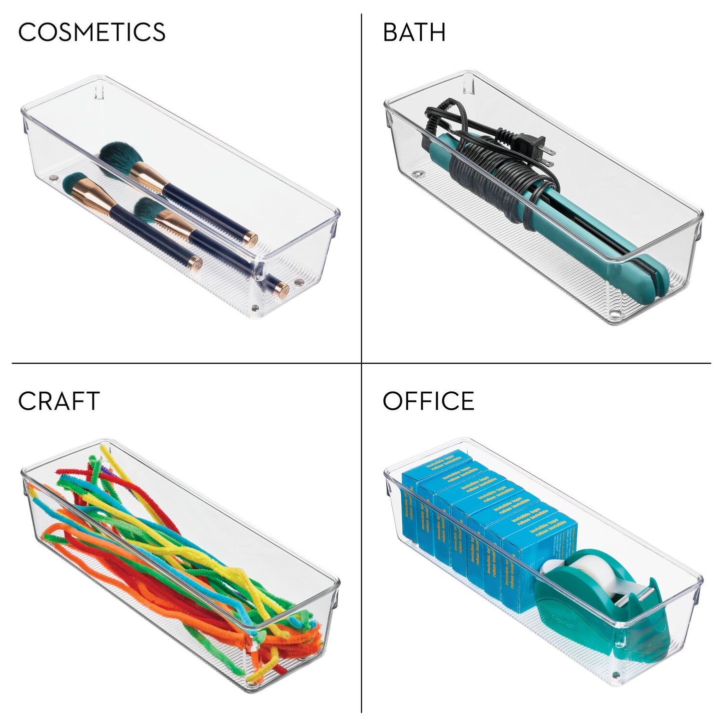 Organizador linus 4 x 12 x 3in